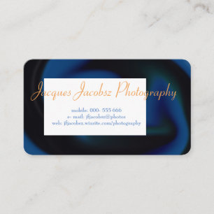 Business Card with Retro Tie Dye Background