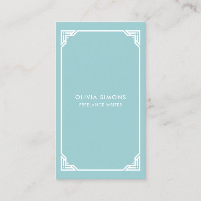 Business Card with vintage celtic frame (Front)
