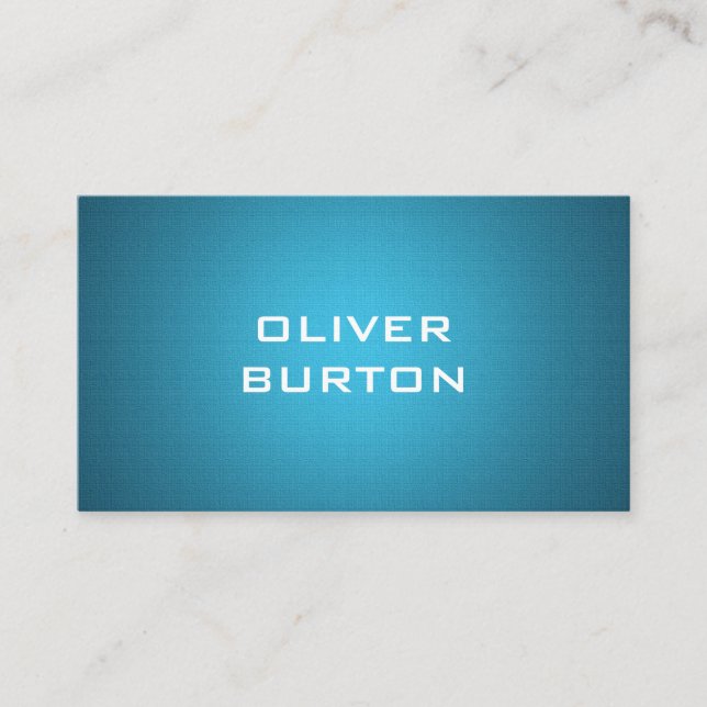 Business card with watercolor texture. (Front)