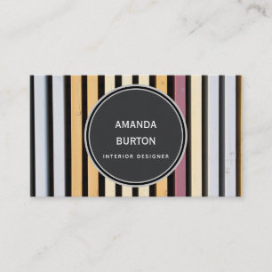 Business card with wood texture.
