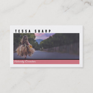 Business Card Your Photo Custom Template Art