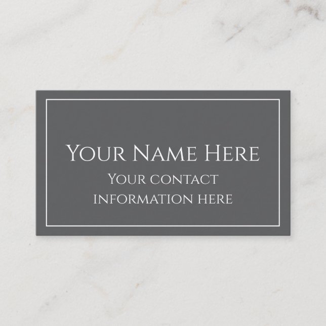 Business Cards (Front)