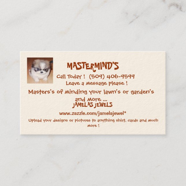 Business Cards (Front)
