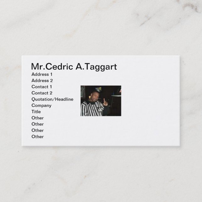 business cards (Front)
