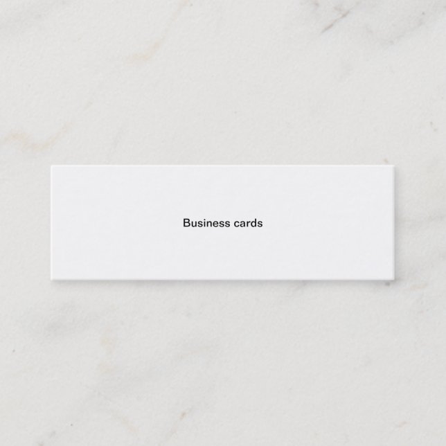Business cards (Front)