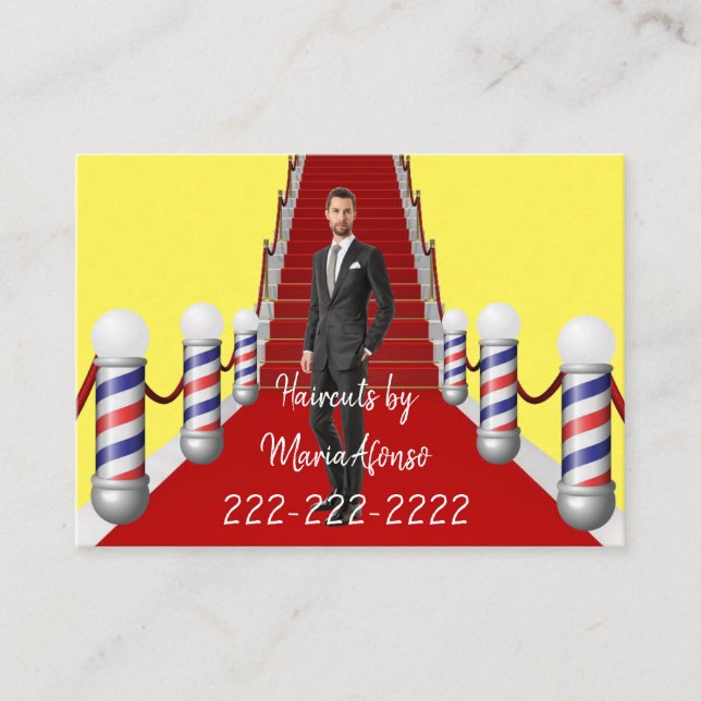 Business Cards, Barbershop Business Cards (Front)