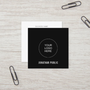 Business Cards Black & White Elegant Template