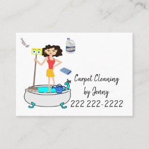 Business Cards, Carpet Cleaning Business Card