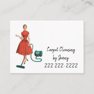 Business Cards, Carpet Cleaning Business Card