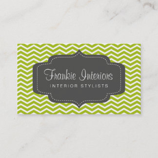 business cards > chevron2 [charcoal:lime]