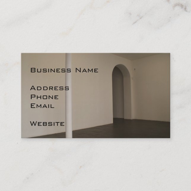 Business Cards Construction (Front)