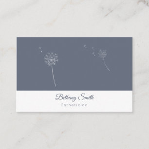 Business Cards Dandelion (Charcoal)