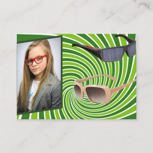 Business Cards, Eye Vision Business Cards (Front)