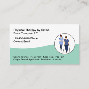 Business Cards For A Physical Therapist