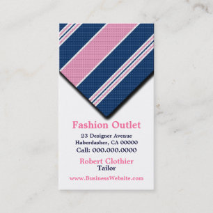 Business Cards For Clothier Menswear