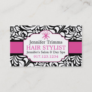 Business Cards For Hair Salon   Beauty School