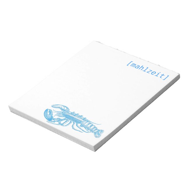 Business cards for restaurants notepad (Rotated)