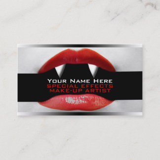Business Cards For Special Effects Make-Up Artists