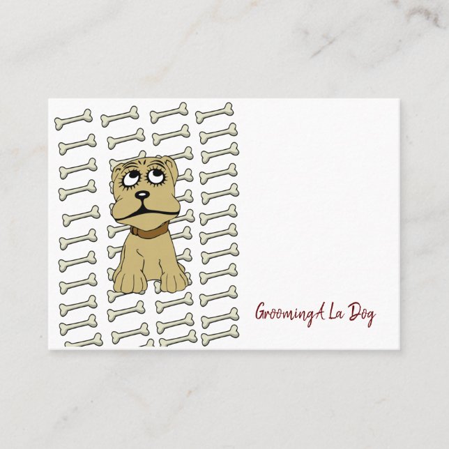 Business Cards, Grooming Dogs Paws Business Cards (Front)