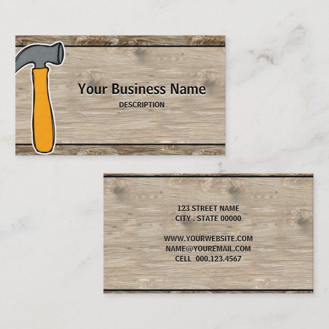 Business Cards - Handyman (Front/Back)