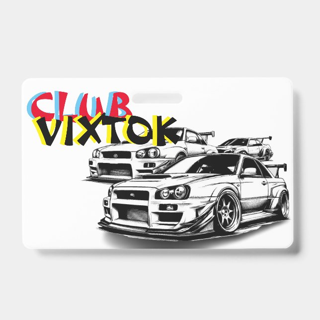 Business cards ID badge (Front)