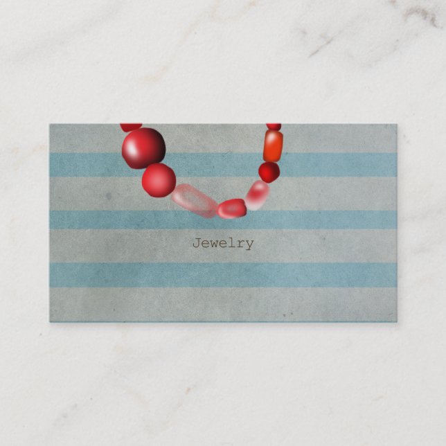 Business Cards Jewellery (Front)