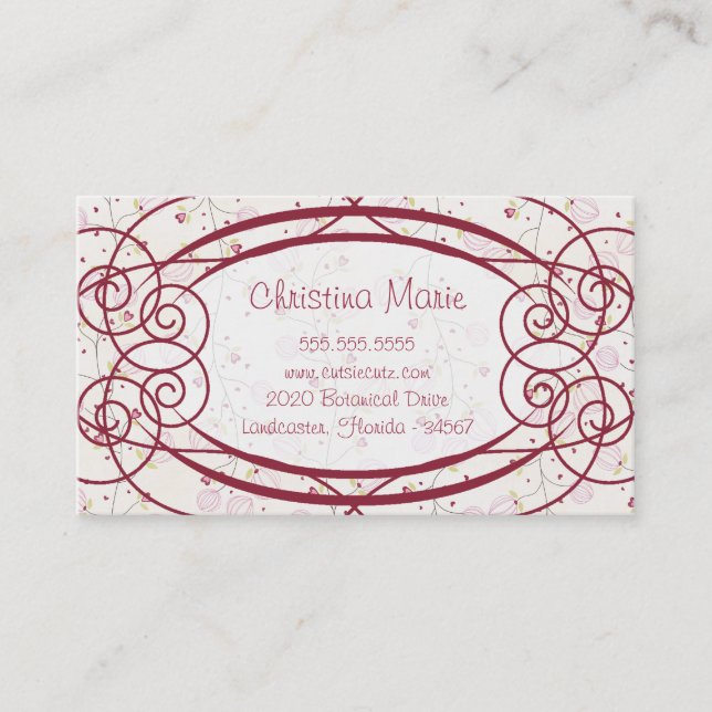 Business Cards Love Bandit (Front)