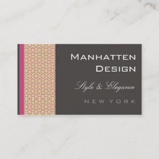 business cards > manhatten [pink musk]