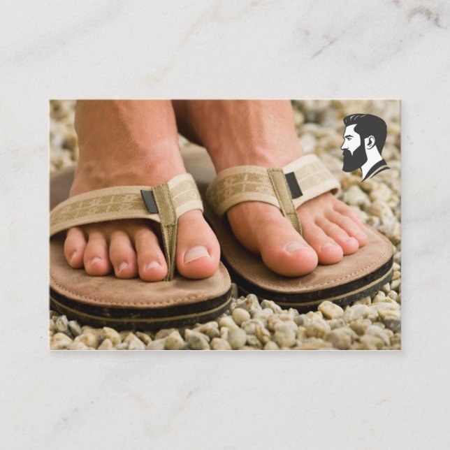 Business Cards, Men's Spa Business Cards (Front)