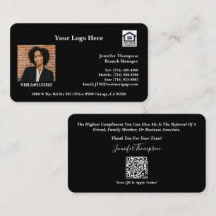 Business Cards - Mortgage, Real Estate, Insurance
