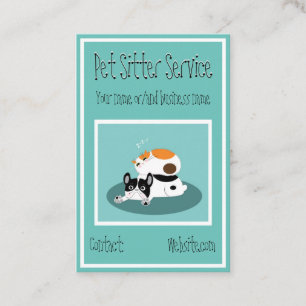 Business Cards - Pet Sitter Service