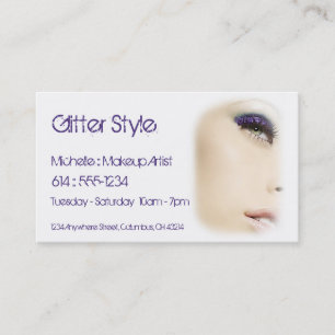 Business Cards :: Pretty Lady Eyeshadow/Makeup
