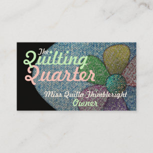 Business Cards Quilting Two Sided Customisable