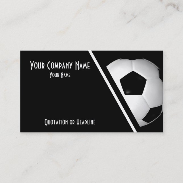 Business Cards Soccer / Football (Front)