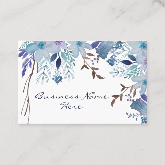 Business Cards - Summer Blues (Front)