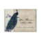 Business Cards - Teal Vintage Peacock 8 & Etchings
