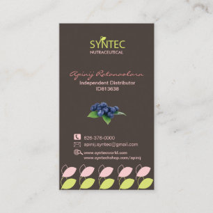 Business Cards Template for Syntec Nutraceutical