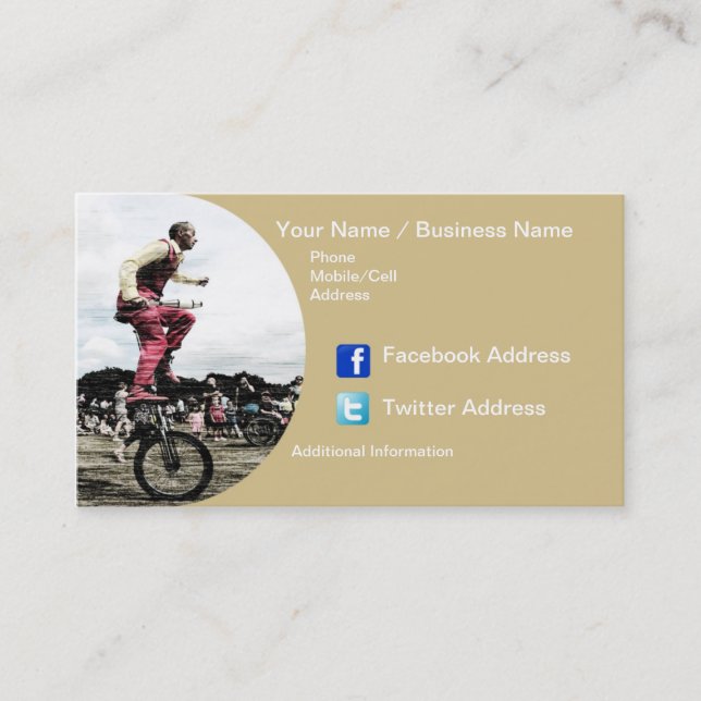 Business Cards - The Entertainer (Front)