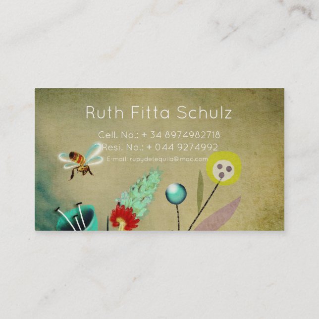 Business Cards Unique (Back)