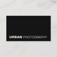 business cards > urban photography  [black]