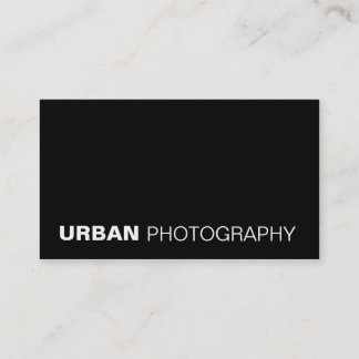 business cards > urban photography  [black]