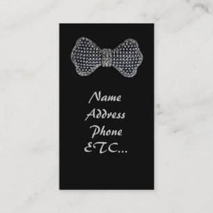 Business cards with bows