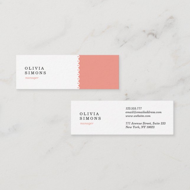 Business Cards with pattern (Front/Back)