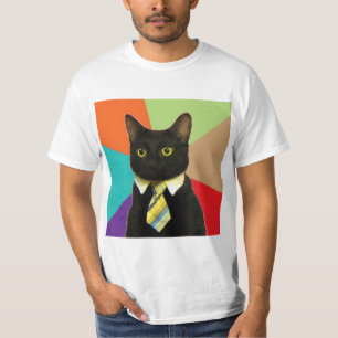 Business Cat Advice Animal Meme T-Shirt