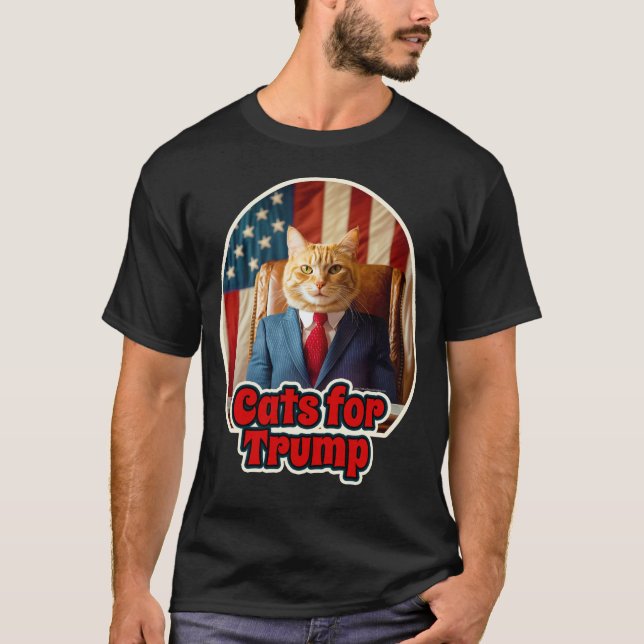 Business Cats for Donald Trump 2024 T-Shirt (Front)