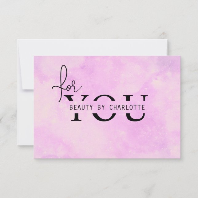 BUSINESS CERTIFICATE | For You (Front)