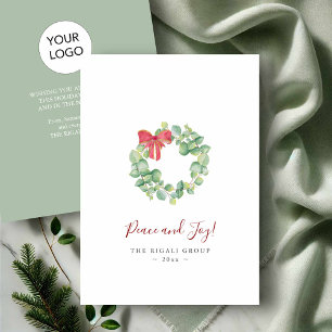 Business Christmas Cards Corporate Logo