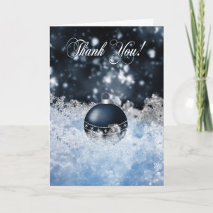 Business Christmas Thank You Card - Seasons' Greet