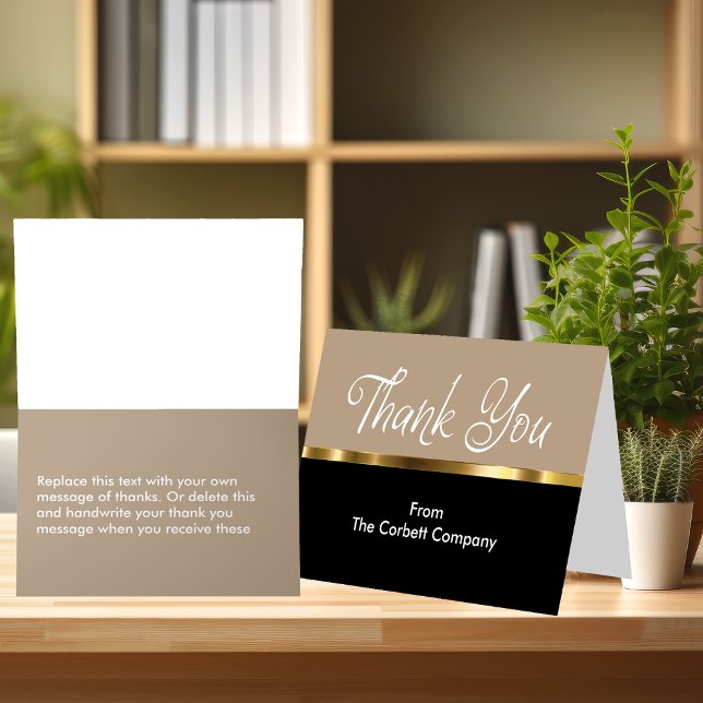 Business Classy Thank You Cards (Creator Uploaded)