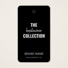 Business Clothing Modern Hang Tag